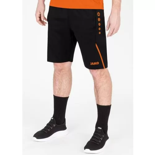 Jako Training Shorts Challenge - black/neon orange