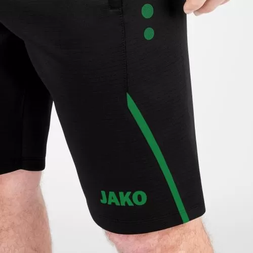 Jako Training Shorts Challenge - black/sport green