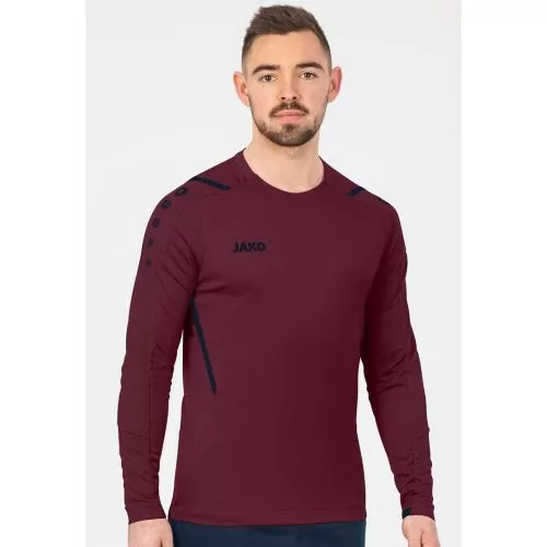 Jako Sweater Challenge - maroon/seablue