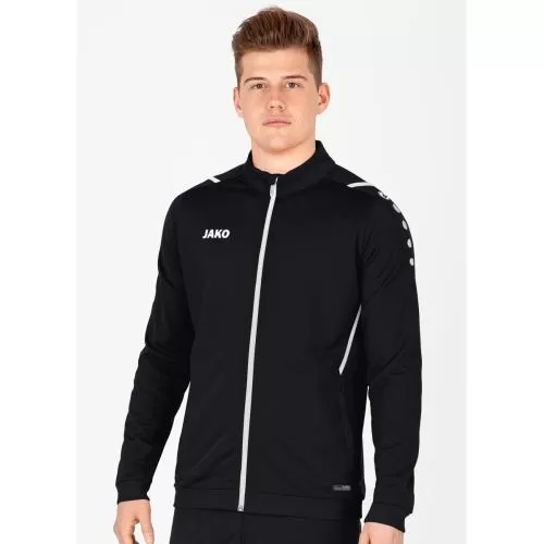 Jako Kinder Polyesterjacke Challenge - schwarz/weiß