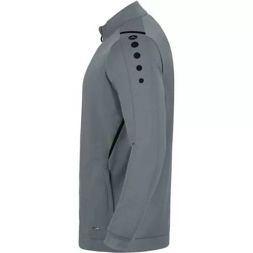 Jako Polyester Jacket Challenge - stone grey/black