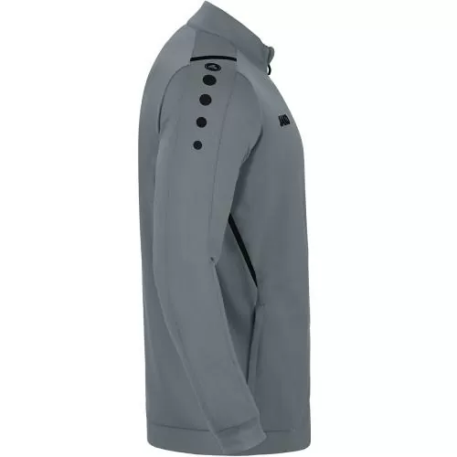 Jako Polyester Jacket Challenge - stone grey/black