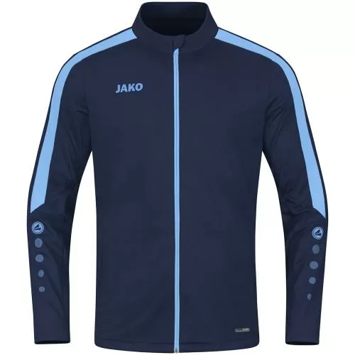 Jako Polyester Jacket Power - seablue/sky blue
