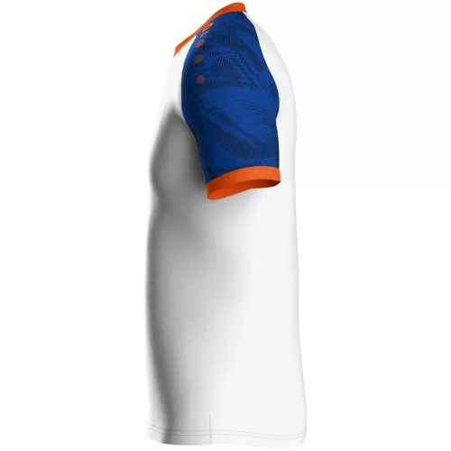 Jako Kinder Trikot Iconic KA - weiß/sportroyal/neonorange