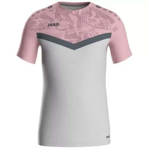 Jako Kinder T-Shirt Iconic - soft grey/dusky pink/anthra light