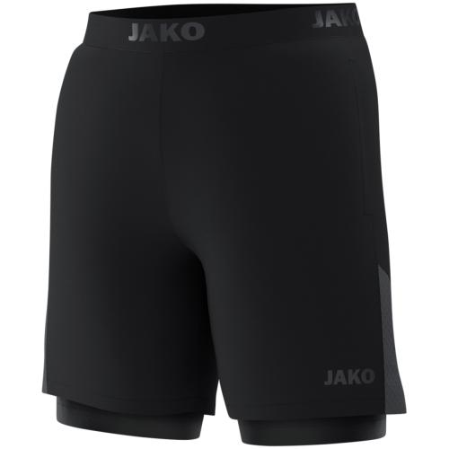 Jako 2-in-1 Short Power - schwarz (Grösse: L)