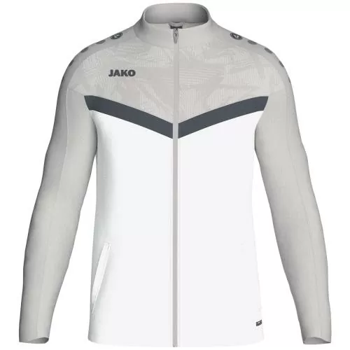 Jako Kinder Polyesterjacke Iconic - weiß/soft grey/anthra light