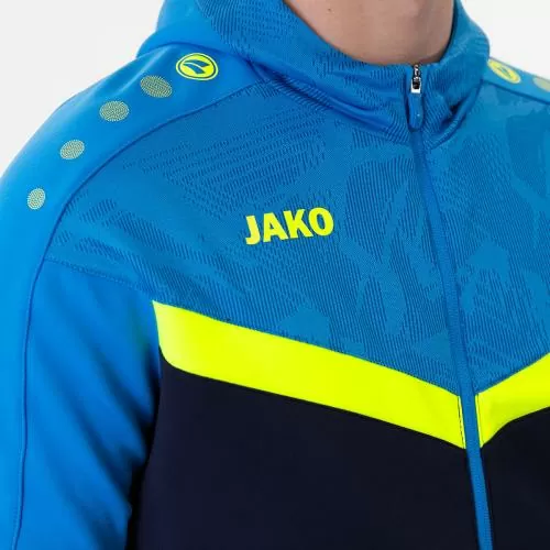 Jako Kinder Kapuzenjacke Iconic - marine/JAKO blau/neongelb