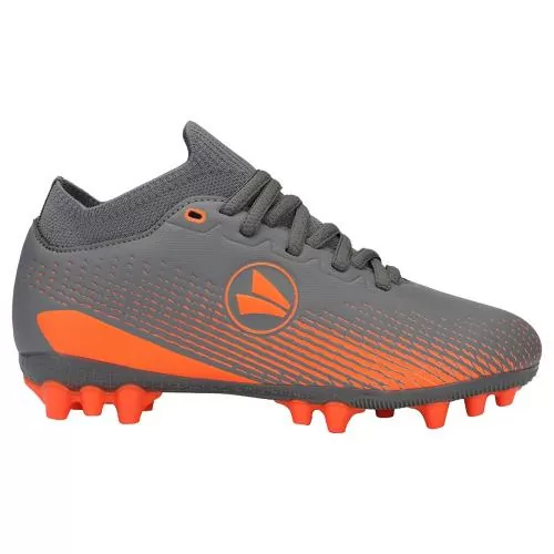 Jako Football boots Lightning Sock AG Junior - stone grey/neon orange
