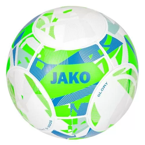 Jako Light ball Glory - white/neon green/JAKO blue, 350g