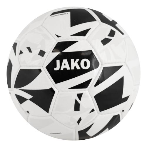 Jako Trainingsball Contrast - weiß/schwarz