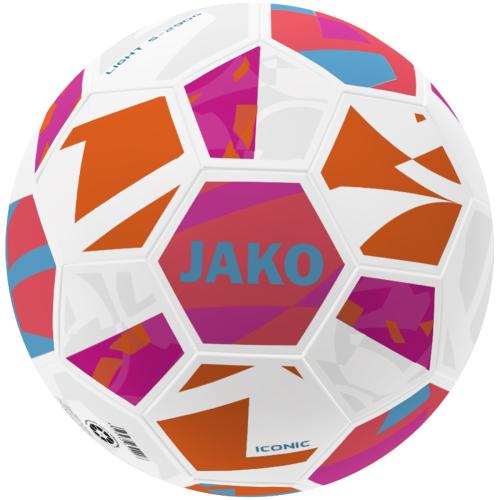 Jako Light ball Iconic - white/coral/pink, 350g
