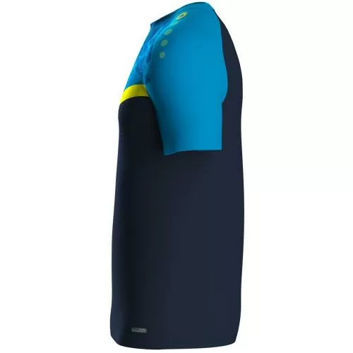Jako Kinder T-Shirt Iconic - marine/JAKO blau/neongelb