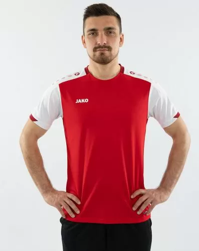 Jako T-Shirt Dynamic - rot/weiß/dunkelrot