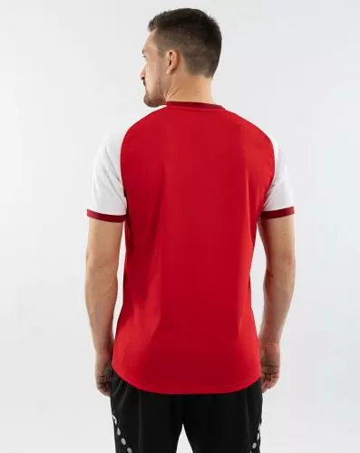 Jako T-Shirt Dynamic - rot/weiß/dunkelrot