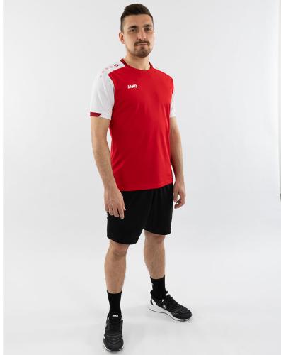 Jako T-Shirt Dynamic - rot/weiß/dunkelrot