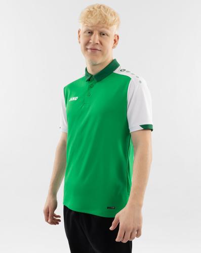 Jako Polo Dynamic - grün/weiß/dunkelgrün