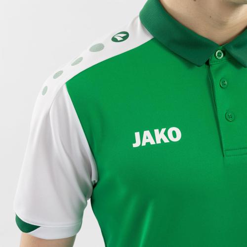 Jako Polo Dynamic - grün/weiß/dunkelgrün