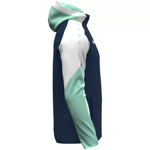 Jako Hooded jacket Dynamic - seablue/white/mint