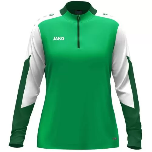 Jako Zip top Dynamic Women - green/white/dark green