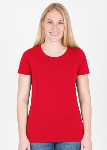 Jako T-Shirt Organic Stretch - rot