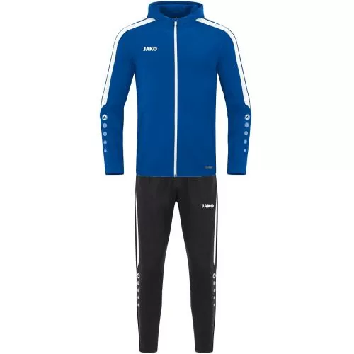 Jako Kinder Trainingsanzug Polyester Power mit Kapuze - royal