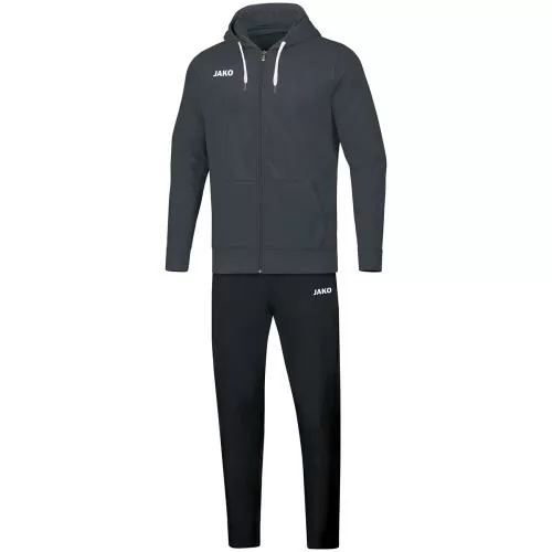 Jako Kinder Jogginganzug Base mit Kapuze - anthrazit