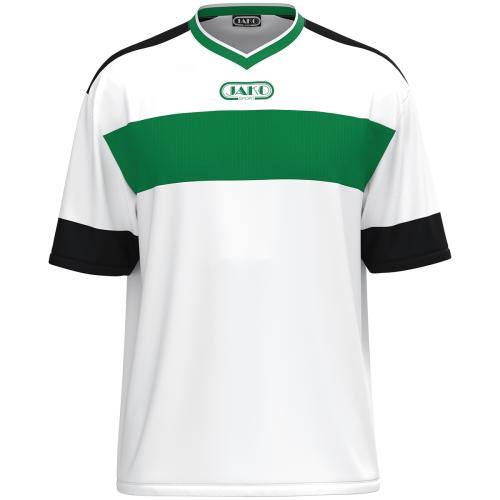 Jako Trikot Club 92 KA - weiß/sportgrün/schwarz