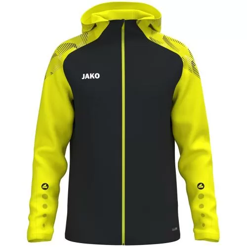 Jako Kapuzenjacke Sonic - schwarz/neongelb