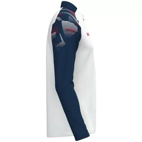 Jako Zip top Sonic - white/seablue/red