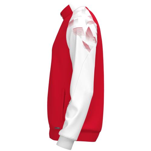 Jako Polyesterjacke Sonic - rot/weiß