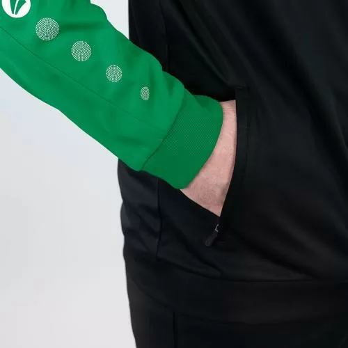 Jako Polyesterjacke Sonic - schwarz/grün