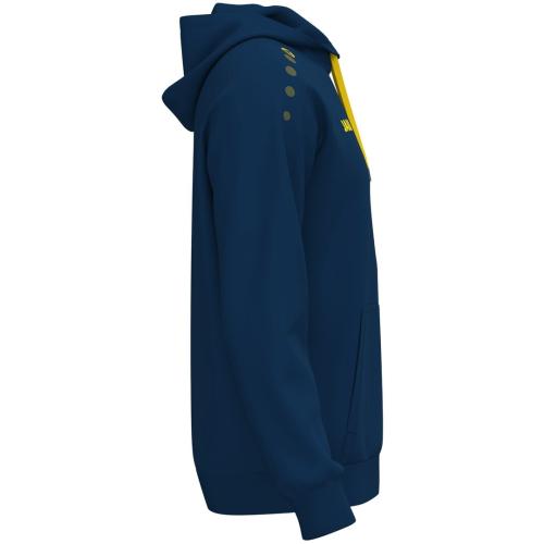 Jako Hooded sweater One Cotton - navy/citro