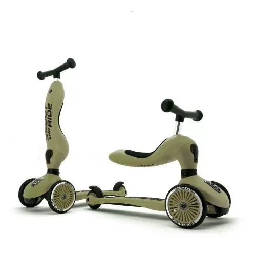 Scoot and Ride Laufrad / Dreirad Highwaykick 1 - olive