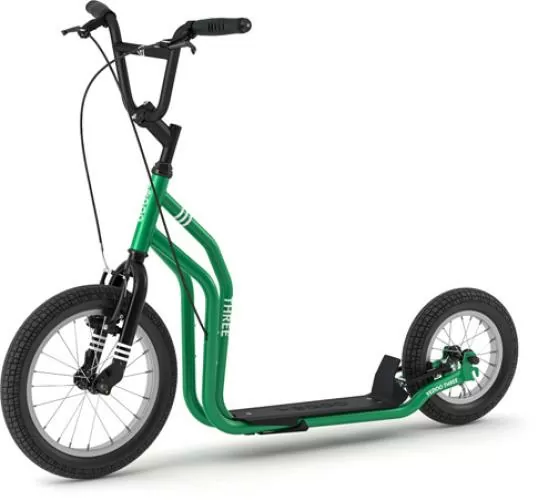 Yedoo Scooter mit Lufträder Three - grün