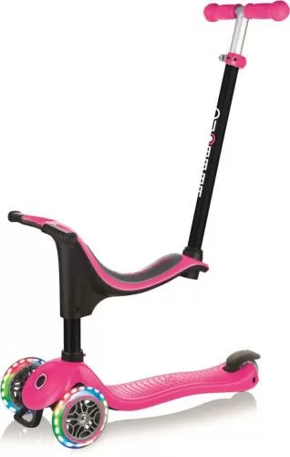 Globber Laufrad / Dreirad GO UP Sporty Lights with Stabilizer - pink