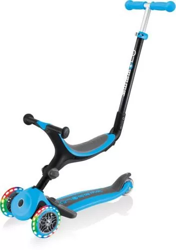 Globber Laufrad / Dreirad GO UP Foldable Plus Lights - blau