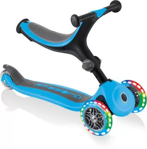 Globber Laufrad / Dreirad GO UP Foldable Plus Lights - blau