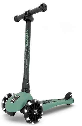 Scoot and Ride Mini Scooter Highwaykick 3 LED - forest
