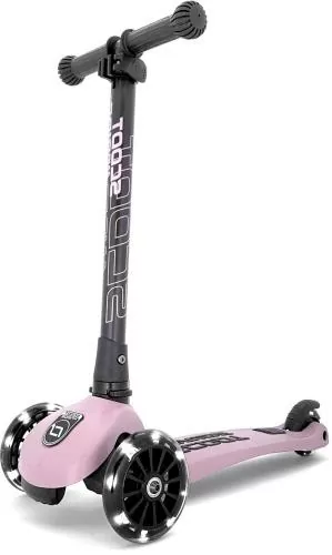 Scoot and Ride Mini Scooter Highwaykick 3 LED - rose