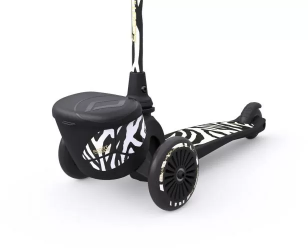 Scoot and Ride Mini Scooter Highwaykick 2 Lifestyle - zebra