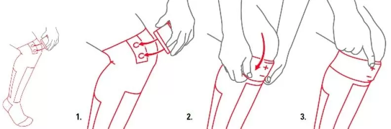 Lenz Heat Sock 5.1 Pair - anthrazit/rot