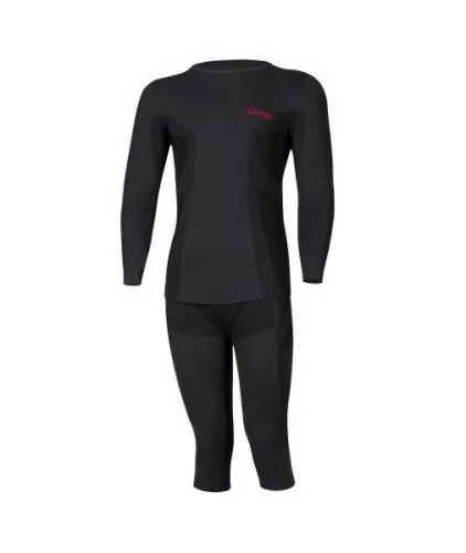Lenz set of merino underwear m 3/4 Merino Softtec - schwarz