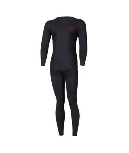 Lenz set of merino underwear m long Merino Softtec - schwarz