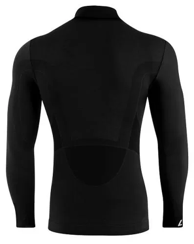 Lenz Longsleeve men merino 6.0 turtle neck - schwarz