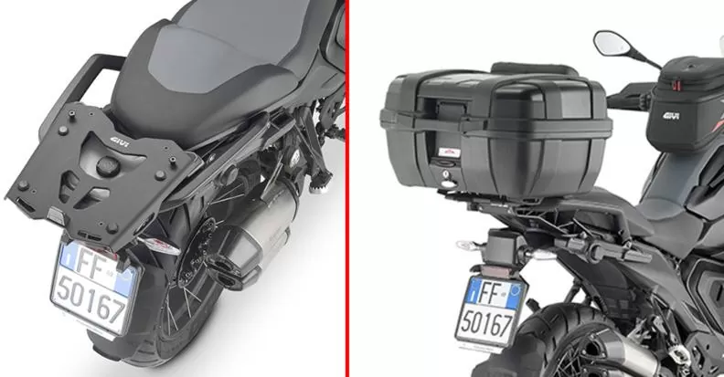GIVI Top case carrier Spez Rack aluminium