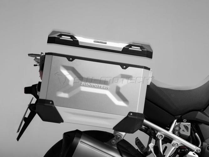 SW-MOTECH TRAX Adventure - silber links 45 liter