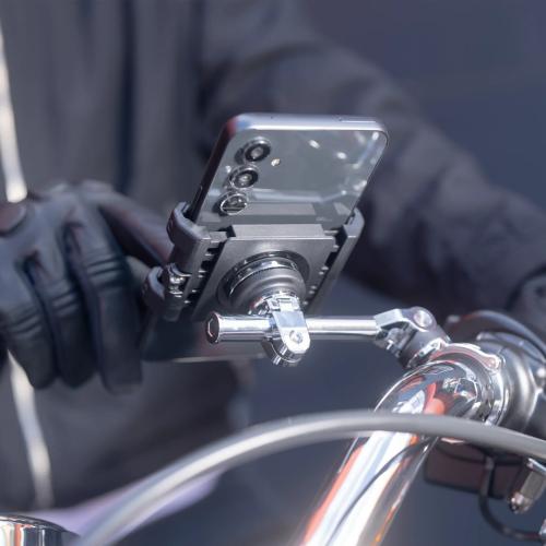 SP-Connect Moto Mount 3D 1 1/2 Inch Chrome