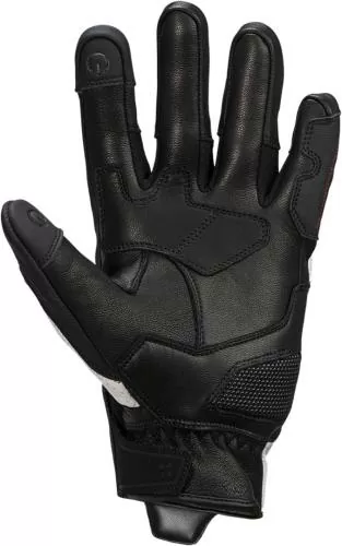 iXS Rapid 1.0 Lederhandschuhe - schwarz-weiss-rot