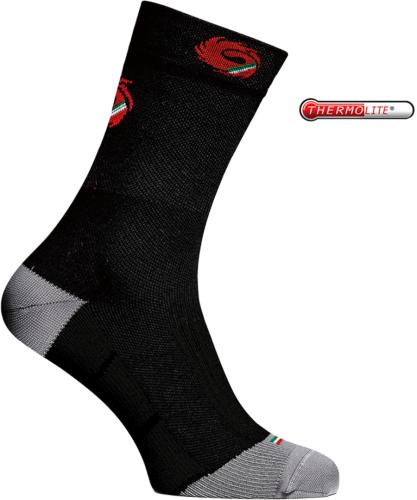 SIDI Warme Socken mit Thermolite - grau-schwarz